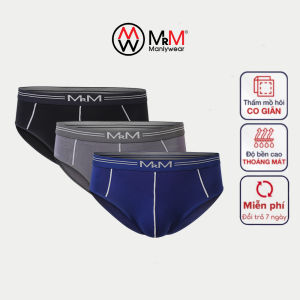 Combo 3 quần lót nam tam giác Brief Bamboo Organic kháng khuẩn thấm hút mồ hôi thoải mái MRM Manlywear