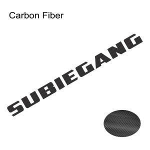 SUBIE GANG Car Windshield Body JDM Sticker For Subaru BRZ Impreza Crosstrek Forester WRX STI Vinyl Film Decals Car Accessories