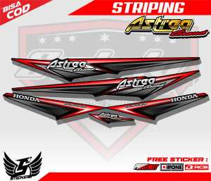 STRIPING VARIASI HONDA ASTREA GRAND / STICKER LIST MOTOR ASTREA GRAND