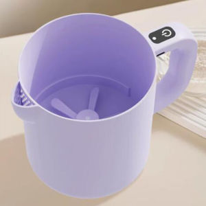 Rice Cleaning and Stirring Multifunctional Filter Cup 1 Liter Home Kitchen Electric Easter Egg Mixer