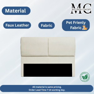 Mattress Concept James Divan Bedframe Pet Friendly Fabric/Faux Leather/Fabric All Size Available