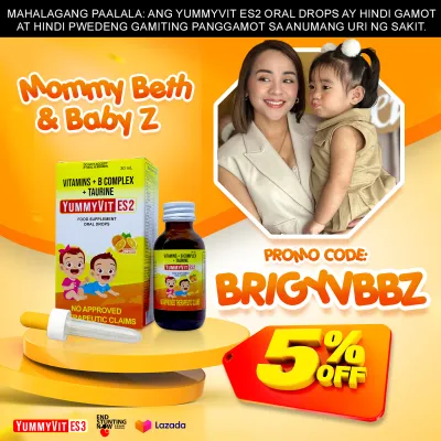 YUMMYVIT DROPS ES2 (Mommy Beth & Baby Z 5% Discount)