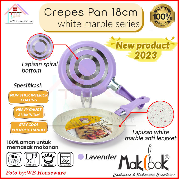 MAKCOOK%20Wajan%20Teflon%20/%20Wajan%20Gagang%20/%20Crepes%20pan%20/%20crepes%20maker%20/%20telfon%20crepes%20White%20Lavender%2016cm%20-%20Image%208
