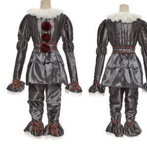 Số Lượng Lớn Hàng Sẵn  2021 Mẫu mới Pennywise Hề Quay Trở Lại Cosplay Trang phục hề Halloween Penny