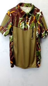 Kaos BDU Wangki Dryfit: Jersey T-Shirt Hijau Loreng