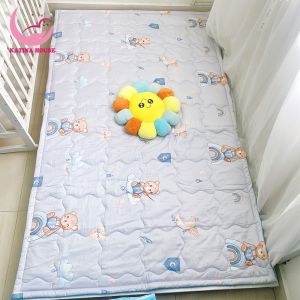 Nệm mỏng trải sàn cho bé Katina House KT 1m2x2m có chống thấm vải Tencel mềm mát