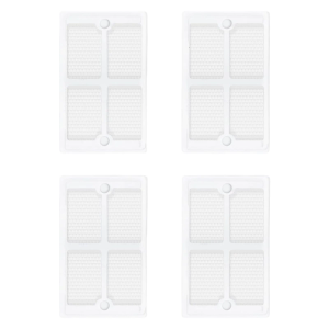 Pack of 4 Waste Water Tank Filters for Robotic Vacuum Cleaners Sewage Box Filtration Parts Replacement Parts
