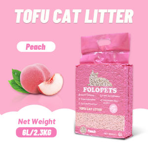 【Ready】6 Litter Pasir Tofu Pasir Kucing Tofu Cat Litter Pasir Gumpal Kucing Pasir Kucing Gumpal Wangi Anti Bakteripasir kucing 12 liter