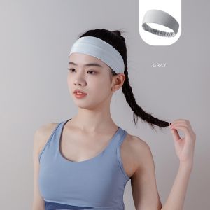 Headband Sport Sweatband Running Bandana Yoga Hairband Fitness Gym Olahraga Pilates Elastis Absorbent