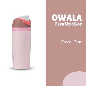 Owala 16oz Kids FreeSip Insulated Stainless Steel Water Bottle - BPA-Free Sports Tumbler with Straw Leak-Proof Flip Lid