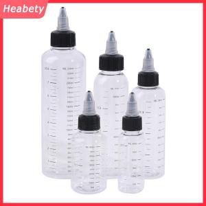 Heabety 30ml-250ml nhựa PET lỏng Công suất dropper chai sắc tố mực container