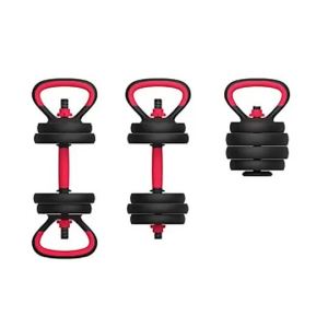 YEESALL 40KG Dumbbell Set Multi-function 10 IN 1 Kettlebell Set Household Fitness Dumbbell