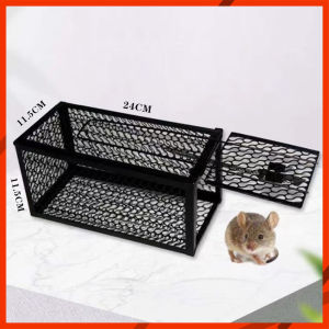 กรงดักหนูสปริง2ตัวโครงหนา กรงดักหนู กรงดักหนูแบบมีโครง กรงดักหนูสปริงคู่ กรงดักหนูนา กรงดักหนูเล็ก