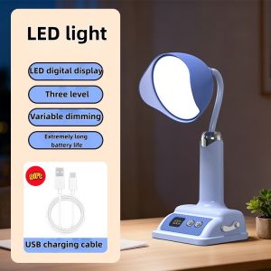 3 Modes Touch Dimming Night Light LED USB Rechargeable Desk Light for Study and Read Book
