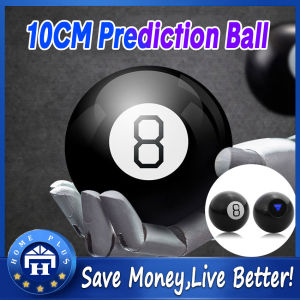 【Local delivery】 10CM Magic Ball Prophecy Magic Ball Black 8 Magic Props New Strange Gift Toys for Baby Prophecy-Magic-Ball
