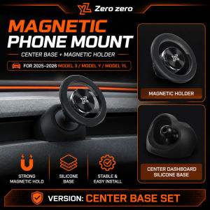 For Tesla Model 3 Y YL Magnetic Phone Holder Screen Mount 2025 2026 Dashboard Navigation Stand Car Interior Accessories Zero zero
