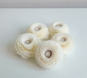 ดอกไม้ดูดน้ำหอม (หัวดอกบานชื่น ขนาด 4 cm.) ไม่ติดเชือก ดอกไม้ประดิษฐ์ DIY Sola Flower Reed Diffuser.