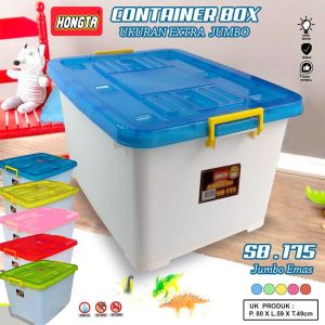 Storage box conner hongta SB 175 liter / TEMPAT PENYIMPAN super jumbo ( PROMO)
