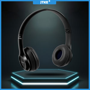 JTKE P47 Wireless Headphones Bluetooth Headset Foldable Stereo Gaming Earphones with Microphone Support TF Card