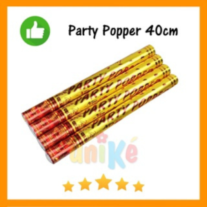 CONFETTI konfeti 40 cm PARTY POPPER / party pooper / confeti  pernak pernik ulang tahun baru