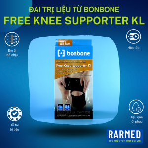 Đai hỗ trợ cố định đầu gối Bonbone Free Knee Supporter KL - 1 Size