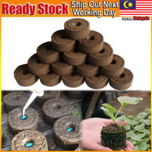 Peat Pellet Pallet Seed Starting Plugs Seedling Soil Block Nutrition Germination Grow Bag