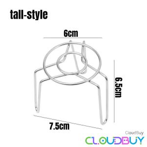C.B. Stainless Steel Mini Steamer Rack Steam Stand Kitchen Cooking Tool Camping Tool 1Pcs