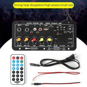 (Dikirim Dari Jakarta) Mobil HIFI Bluetooth 5.0 Amplifiers Untuk 8-12 Inci Speaker AC 220V 12V 24V Kit Amplifier Subwoofer Mobi Penguat Bluetooth Digital Mobil Bluetooth 2.1 Hi-Fi Bass Penguat Daya