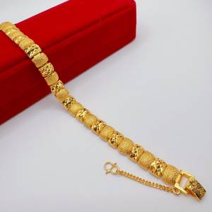 Gelang Tangan Wanita Emas Bangkok Pulut Dakap Gold Plated Bracelet Majlis Kahwin Wedding Gift