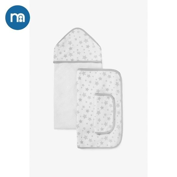 Mothercare Grey Towel Bale 3 Pack Lazada PH