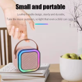 Mini K12 Wireless Bluetooth Karaoke speaker Portable dual microphone Family KTV set. 