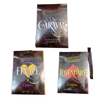 【3 Books】Once Upon A Broken Heart Series By Stephanie Garber :Once Upon A Broken Heart/A Curse for True Love/The Ballad The Ballad of Never After/ Caraval Paperback Set: Caraval Legendary Finale