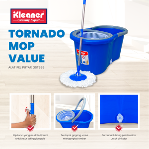 Kleaner Alat Pel Putar Tornado Mop Value / Spin Mop Value