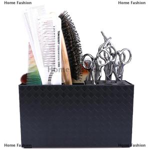 [COD] Home Fashion Salon cắt tóc kéo Lược Clip giá lưu trữ hộp làm tóc mỹ phẩm công cụ