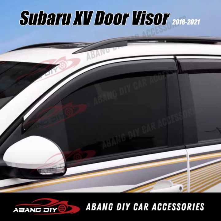 [PRE-ORDER] Subaru XV Window Door Visor Wind Deflector Car Weather ...