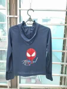Áo Khoác Chống Nắng Cho Bé Yêu In Hình Anh Hùng Nhện Đáng Yêu - LCXAN15a1