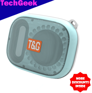 T&G TG-394 TWS Wireless Bluetooth Speaker Hifi Bass support FM Radio AUX In TF Card IPX7 Waterproof with Strap