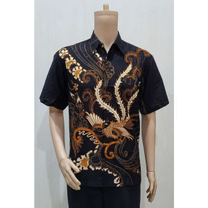 Baju Pasangan Couple Dress Kemeja Batik Jihan Hitam