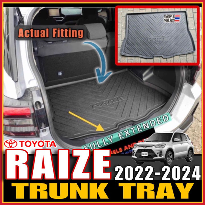 TOYOTA RAIZE 2022-2024 TRUNK TRAY MATTING | Lazada PH