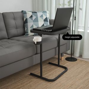 Bedside table Home bedroom desk movable lifting folding table Simple student dormitory ins small computer table