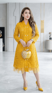 BAJU WANITA TERBARU DRESS WANITA BRUKAT TERBARU DRESS TERBARU KEKINIAN 0605 IMPORT KUALITAS IMPORT