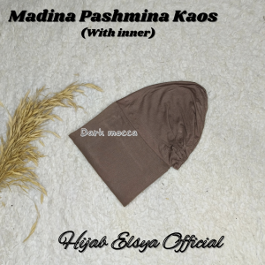 Madina Pashmina Kaos Instan (with inner) Premium
