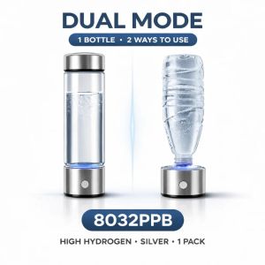 Portable Hydrogen Water Generator Bottle Rechargeable Electric Alkaline Water Ionizer Cup Hydrogen-Rich Health Care Drinkware