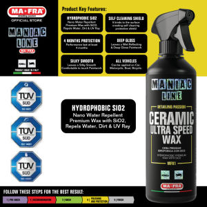 Mafra Maniac Line Ceramic Ultra Speed Wax 500ml (Super Hydrophobic SiO2 w/ Premium Wax spray gloss anti UV Water Repel)