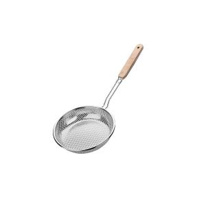 MAOMEI Thép không gỉ Cầm tay Grid Scoop Skimmer Thực phẩm chiên Dụng cụ nấu ăn Bộ lọc dầu Bộ lọc Colander Spoon Bộ lọc thực phẩm