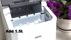 [LOCAL STOCK-Deliver in 1-3 days]Countertop Bullet Ice Maker Machine 6-13 Minutes Quick Ice Making 12KG Daily Production S/L Two Ice Sizes Portable Ice Maker for Home & Outdoor