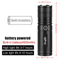HaixnFire G45 Camping light USB rechargeable flashlight 4500 lumens Scalable zoomf loodlight Patrol light Barbecue lamp. 