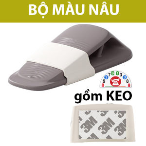 Chặn Cửa Cao Su Có Móc Treo Dụng Cụ Giữ Cửa Giảm Ồn Phòng Khách Phòng Ngủ