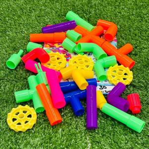 TERUS JAYA TOYS Maina Edukasi Anak Block Pipa Berkualitas - Pipe Blocks