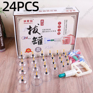 Portable Glass Ventosa Therapy Kit For Pain Relief And Relaxation In Home Or Spa